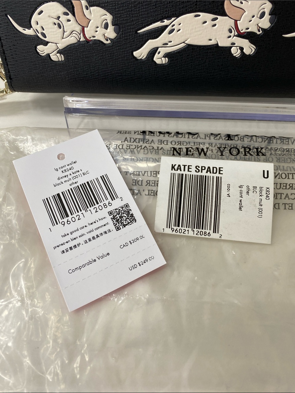 kate spade x Disney 101 Dalmatians Wallet NWT - Picture 2 of 5